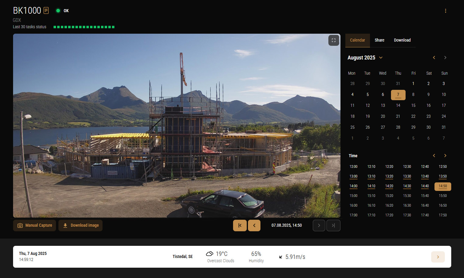 Byggekamera 2.0 Screenshot