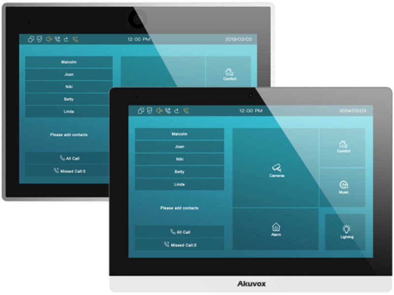 [IT83R] Akuvox | Svarapparat IT83 - 10” Android (-, Sølv)