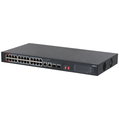 Switch | Dahua 24-Port PoE Switch 375W Gigabit