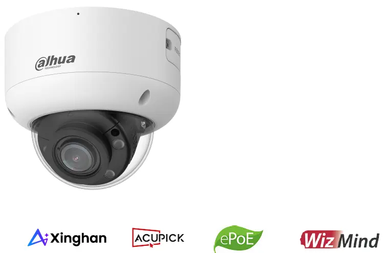 [IPC-HDBW5459R1-ZE-PV-2712-PRO] Dahua | Dome Kamera 4MP Vari-focal 4.5xZoom Full-color WizMind AI 
