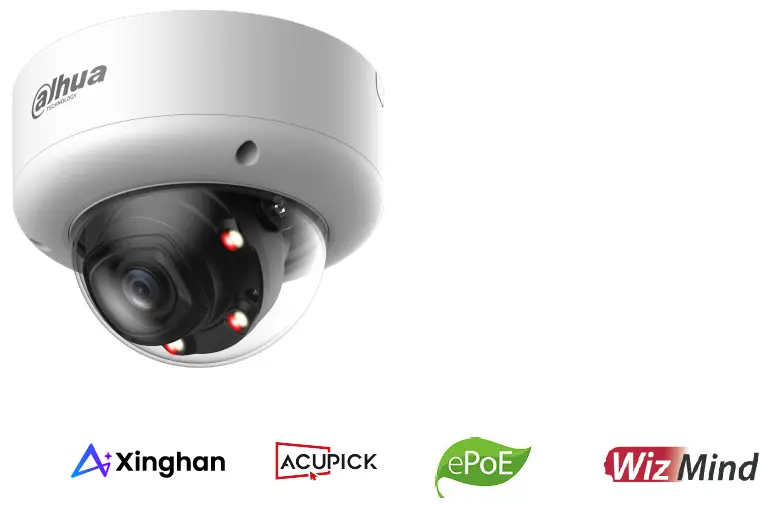 Dahua | Dome Kamera 4MP Vari-focal 4.5xZoom IR WizMind AI Xinghan